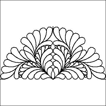 (image for) Feather Fountain half circle-L00229